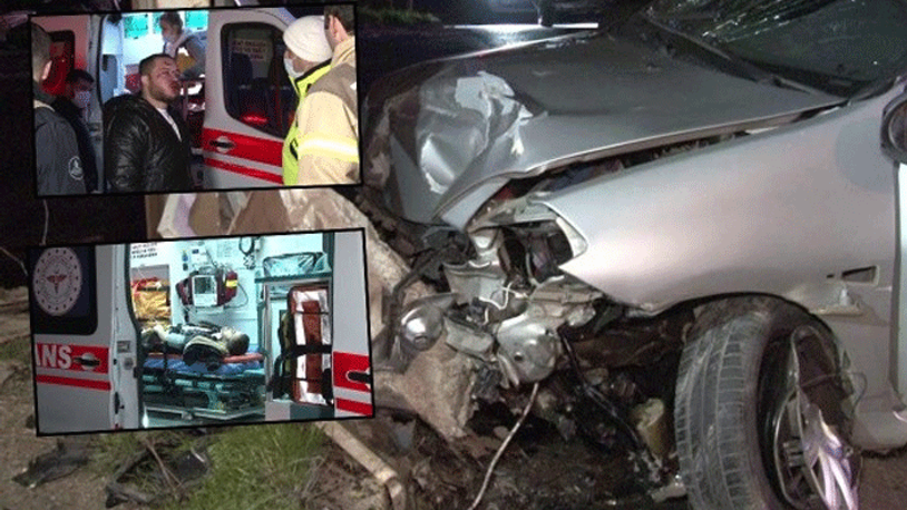 Kazada yaralanan yolcudan ilginç cevap: Çek kanka güzel çek