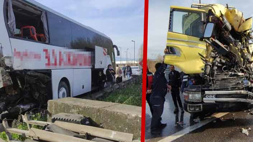 Sakarya TEM Otoyolu'nda kaza: Çok sayıda yaralı var