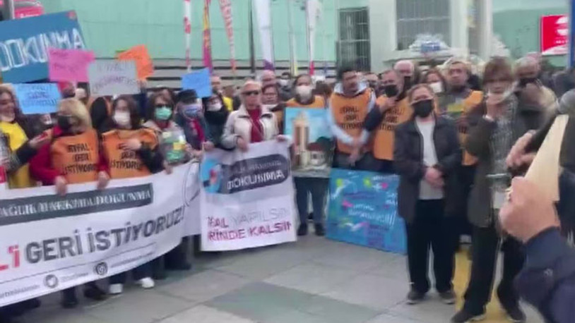 Şişli Etfal Hastanesi'nin taşınmasına karşı 'insan zinciri': Sonuçları sandıkta çok ağır olur