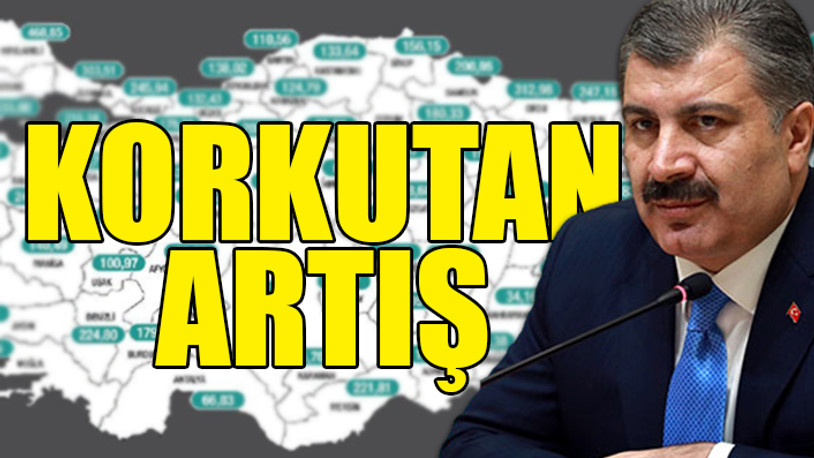 Bakan Koca illere göre haftalık vaka haritasını açıkladı