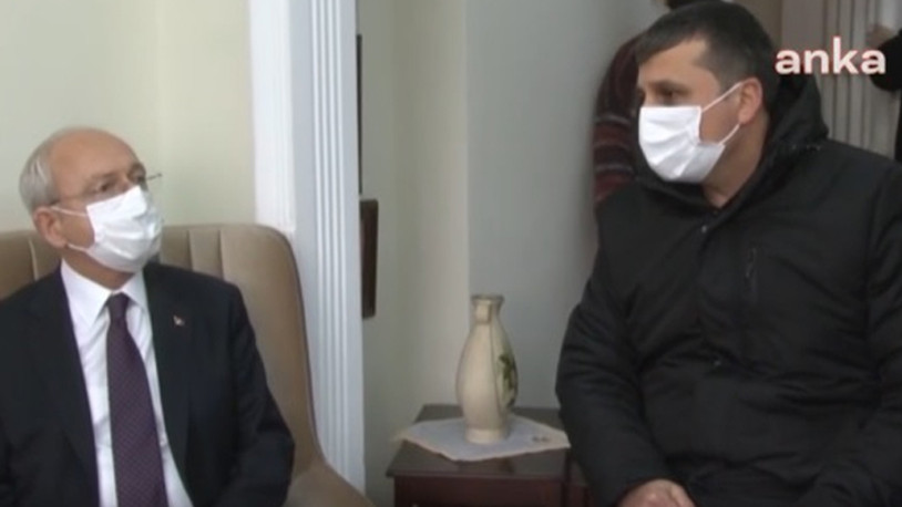 CHP lideri Kılıçdaroğlu'ndan Salih Gün'ün ailesine taziye ziyareti