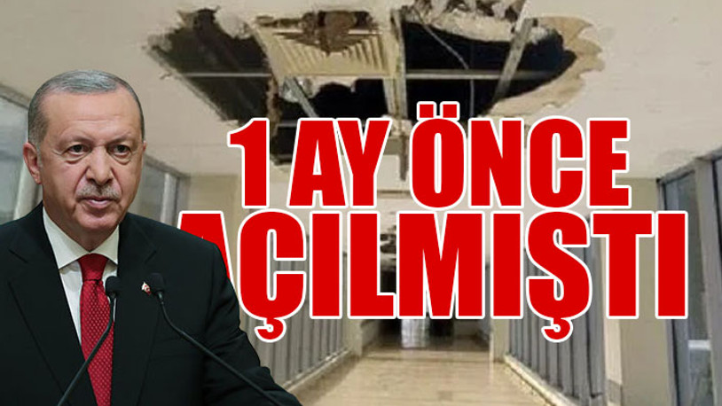 Çocuk hastanesinde korkutan görüntü