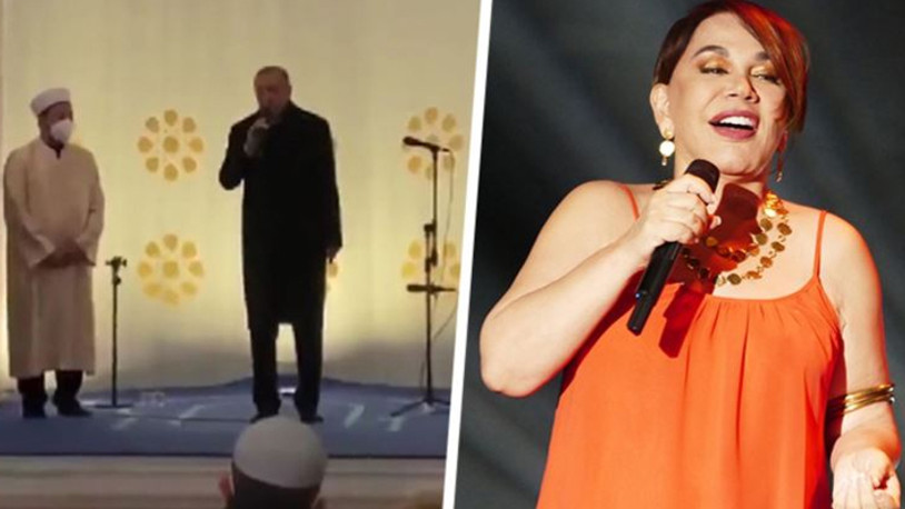 Erdoğan'dan Sezen Aksu'ya: O dilleri koparmak bizim görevimizdir