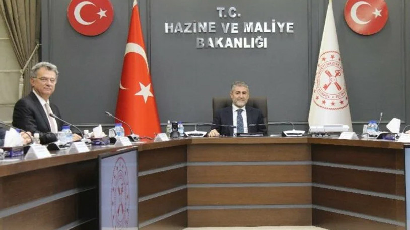 Hazine ve Maliye Bakanı Nebati ile TÜSİAD heyeti arasında görüşme