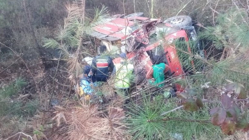 Kazaya giderken kaza yaptılar: 4 itfaiye görevlisi yaşamını yitirdi