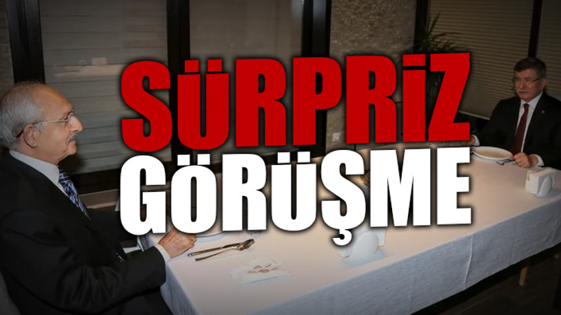 Kılıçdaroğlu ile Davutoğlu, akşam yemeğinde bir araya geldi
