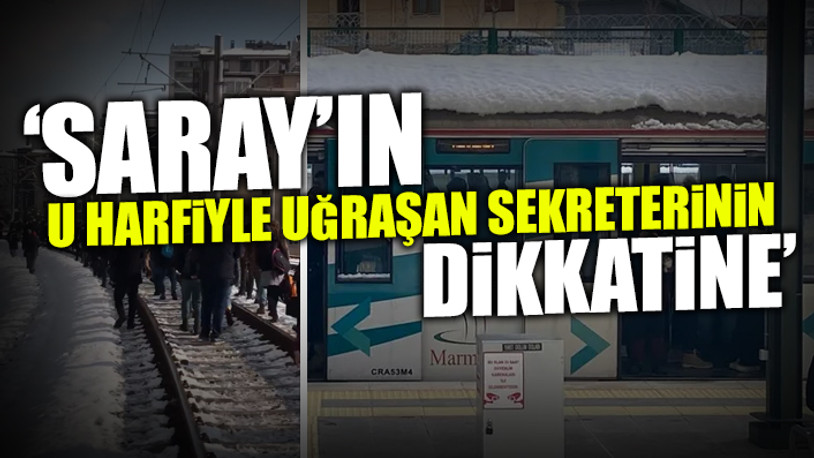 Marmaray'da arıza: Yolcular raylarda yürümek zorunda kaldı