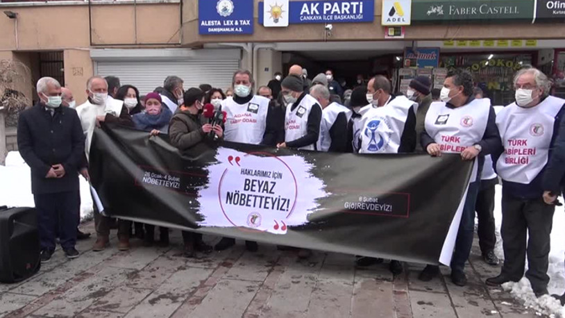 TTB'den 'Beyaz Nöbet': Gücümüzün olduğunu bir kez daha hatırlatacağız