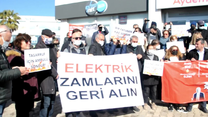 Vatandaşlardan elektrik protestosu: Zam, zulüm, işkence, işte AKP