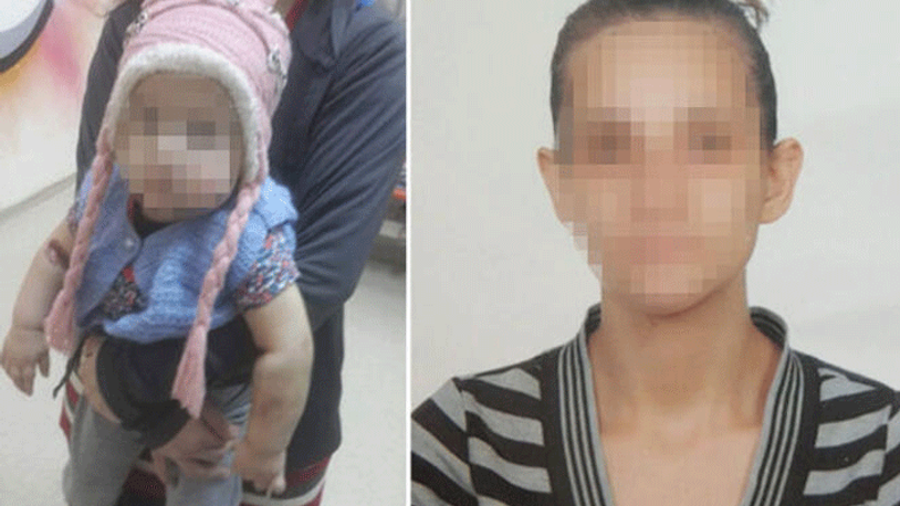 Bebeğe annesinden çamaşır sulu işkence