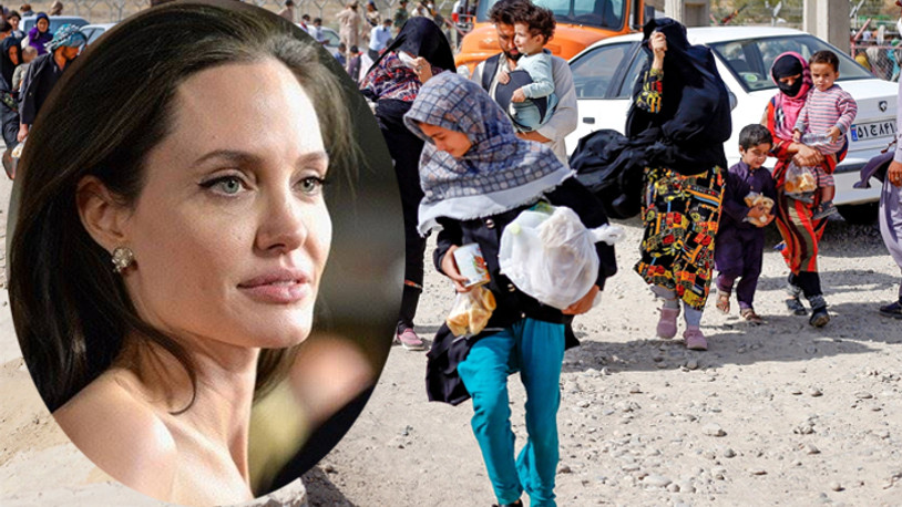 Dünyaca ünlü oyuncu Angelina Jolie'den çağrı: Afgan mültecileri destekleyin