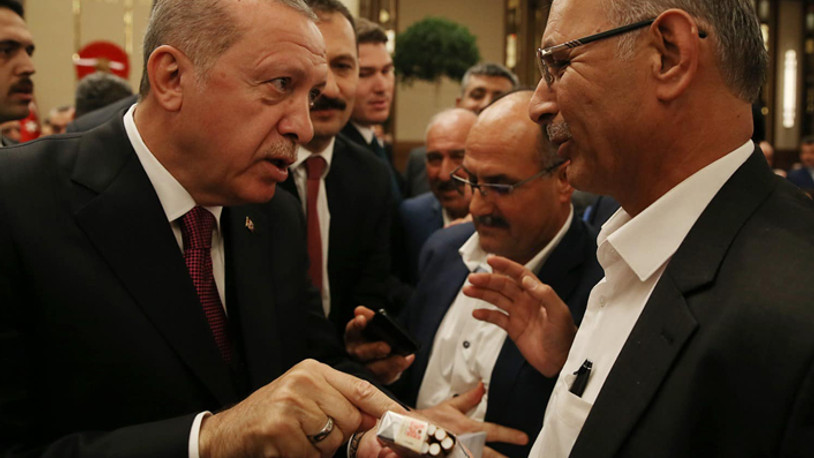 Erdoğan’ın sigarayla mücadelede topladığı paketler sergileniyor