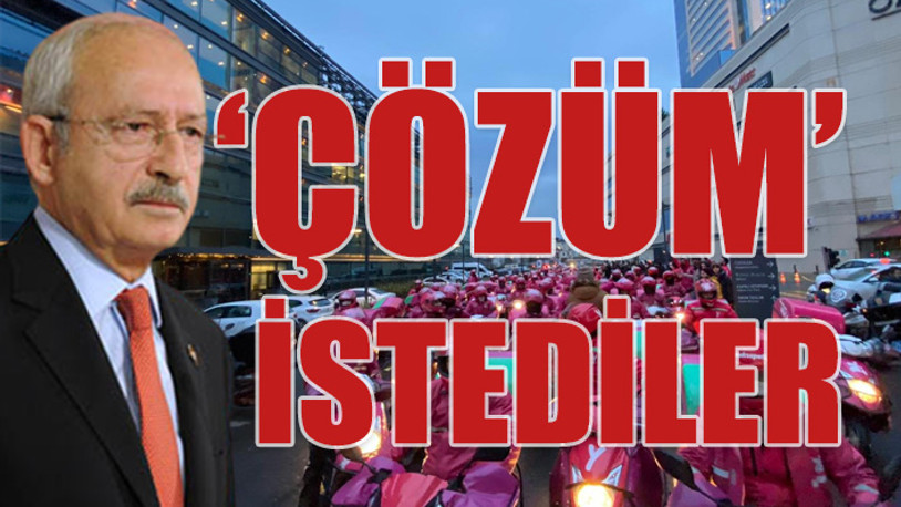 Kılıçdaroğlu kuryelerle buluştu