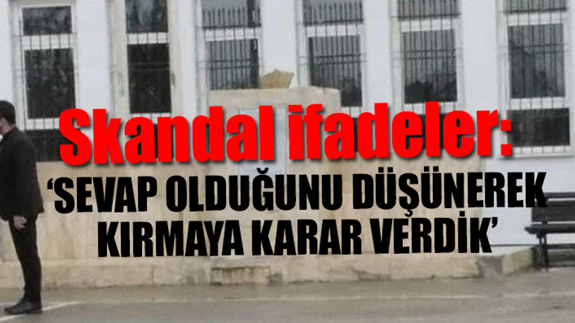 Malatya'da Atatürk büstüne saldırı...