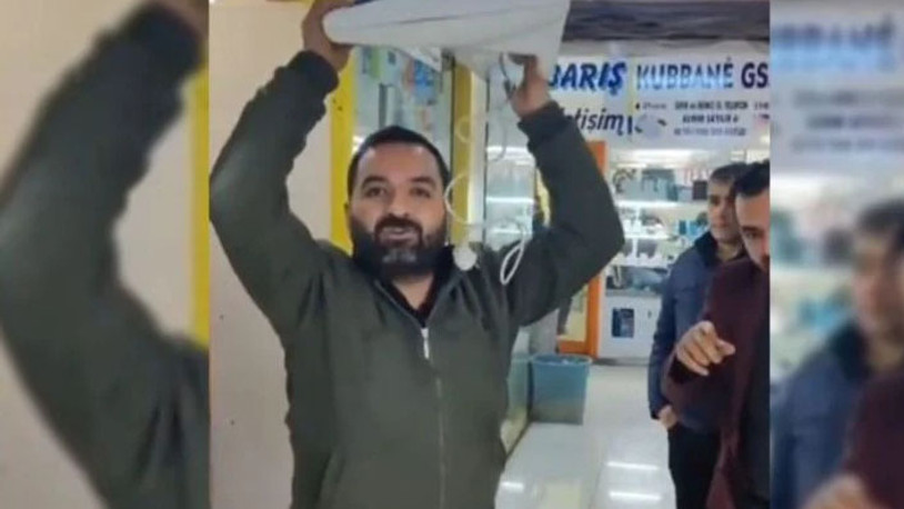 'Saray iktidarına elektrik sobası fırlatıldı!'