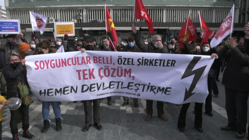 TKP, fahiş elektrik faturalarını protesto etti: Soyguna karşı ayağa kalk