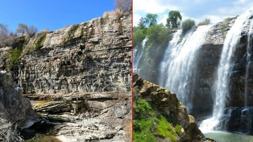 Tortum Şelalesi’nin acı veren görüntüsü: Yok ediliyor