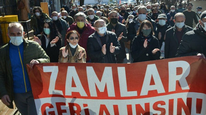 Tunceli'de fahiş elektrik zamları protesto edildi
