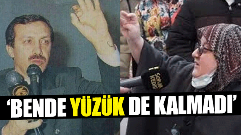 Yurttaştan Erdoğan'a yüzük göndermesi 