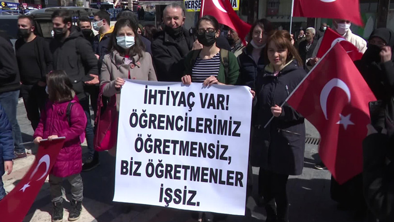 Ataması yapılmayan öğretmenlerden 50 bin atama çağrısı