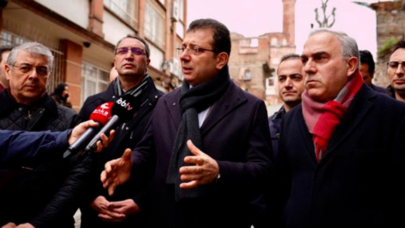 İBB Başkanı İmamoğlu ile Fatih Belediye Başkanı Turan arasında 'İlim Yayma Vakfı' toplantısı