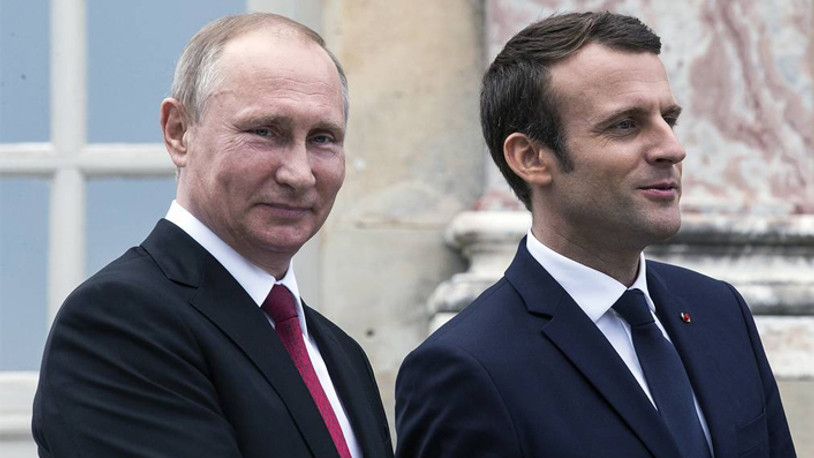 Macron'dan Putin'e sert sözler: Kendine yalan söylüyorsun