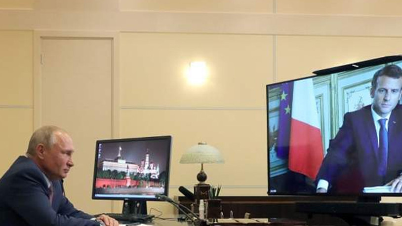 Putin'den Macron'a rest: Ya müzakereyle, ya savaşla