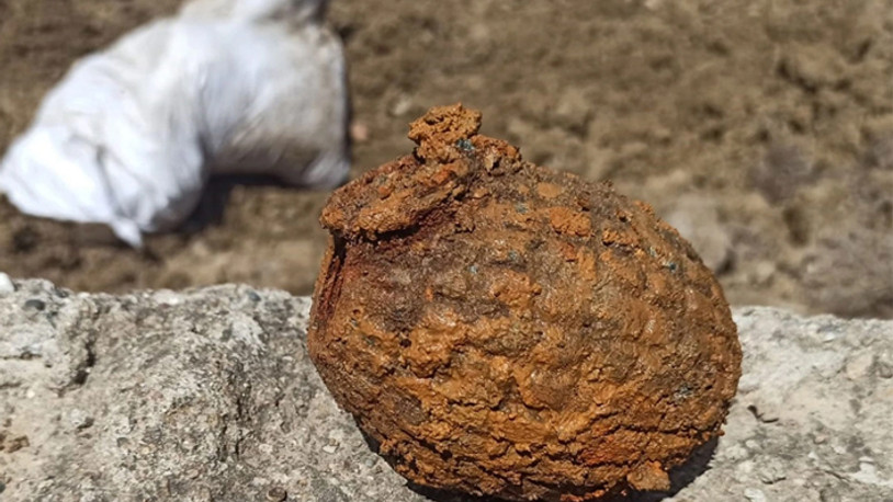 100 yıl önceki savaşın izleri temel kazısında ortaya çıktı