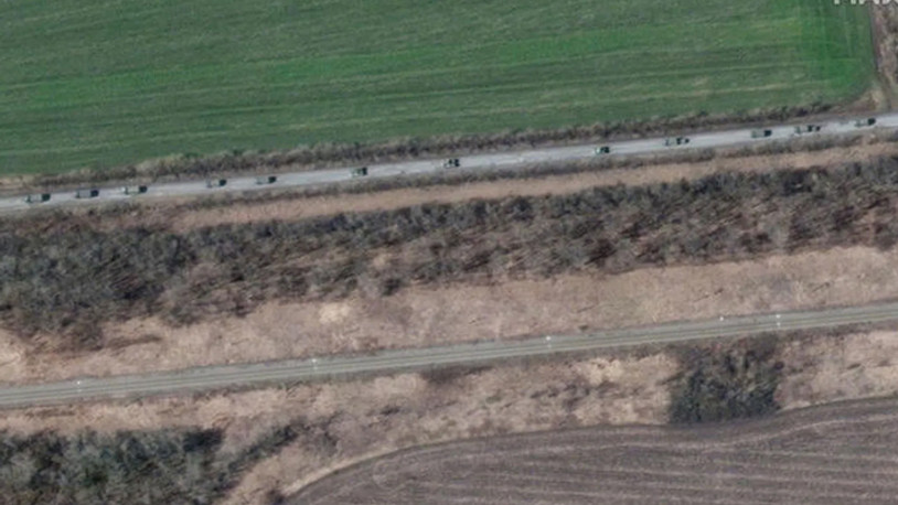 13 kilometrelik Rus konvoyu yeniden görüntülendi