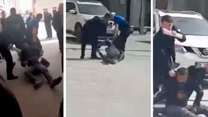 Dilencilik yapan kişiyi yerlerde sürükleyen zabıtalar hakkında yeni gelişme