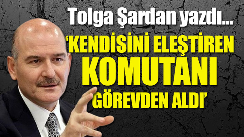 İçişleri Bakanı Süleyman Soylu hakkında flaş iddia