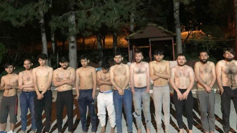 Kırklareli'de yarı çıplak 187 kaçak göçmen yakalandı