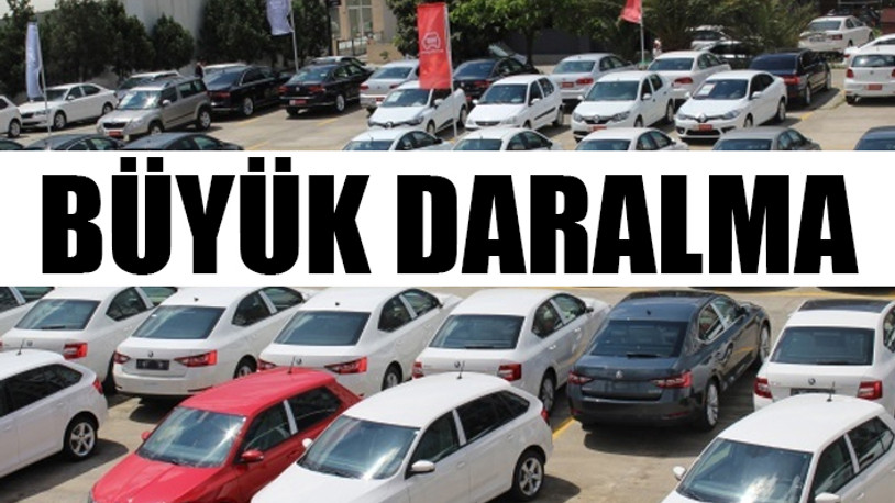 Otomobil satışları irtifa kaybetmeyi sürdürüyor!