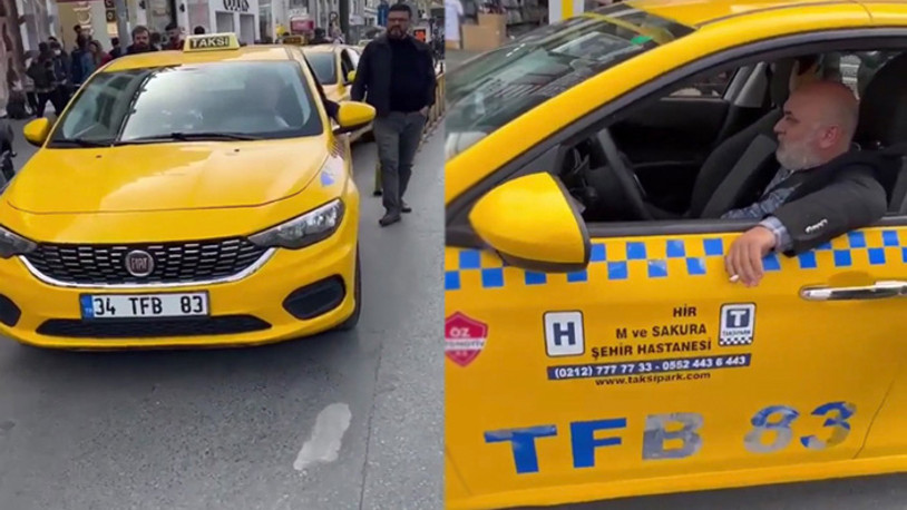 Taksici terörü: İstanbul’da sadece turist alan boş taksileri telefonuyla kaydedince saldırıya uğradı