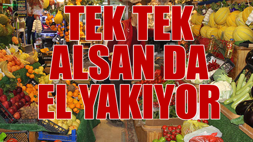 Yurttaşın geçim derdini 5 tane sebze gözler önüne serdi