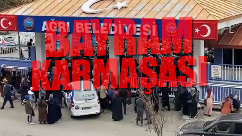 AKP'li belediyeden şeker izdihamı: Torbaları vatandaşlara fırlattılar