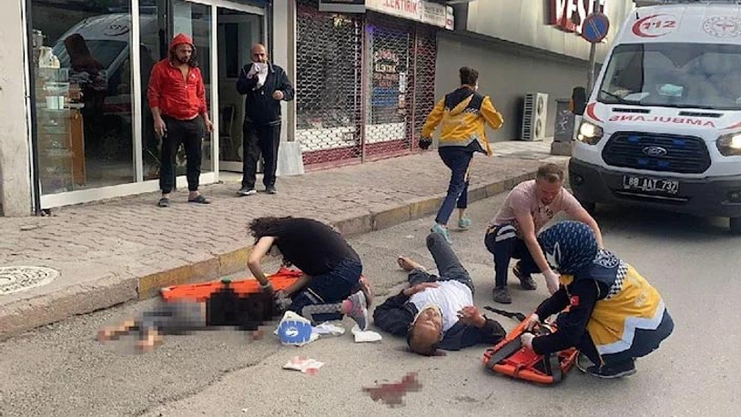 Aksaray'da korkunç cinayet: Eşini bıçaklayıp 2 çocuğu ile birlikte balkondan attı