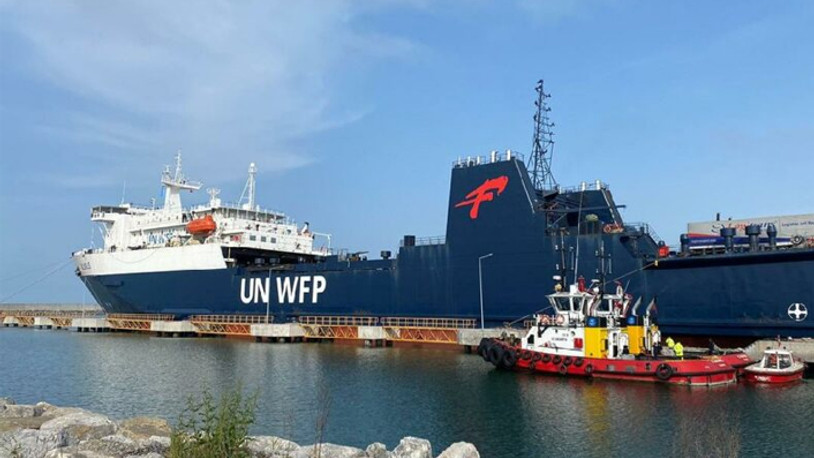 Birleşmiş Milletler'in yardım gemisi, Türkiye'den Ukrayna'ya doğru yola çıktı