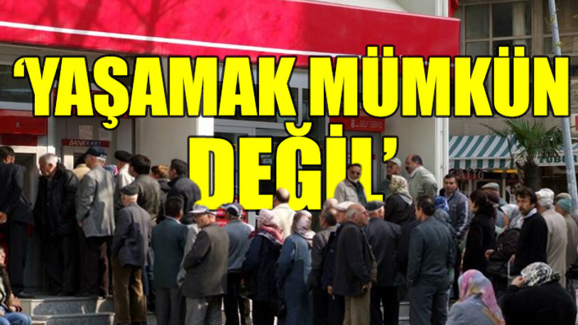 Emekliler sonunda isyan etti