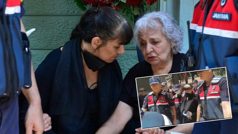Gezi davası tutuklusu Mine Özerden’in babası son yolculuğuna uğurlandı: Mine Özerden jandarma ablukasında cenazeye katıldı