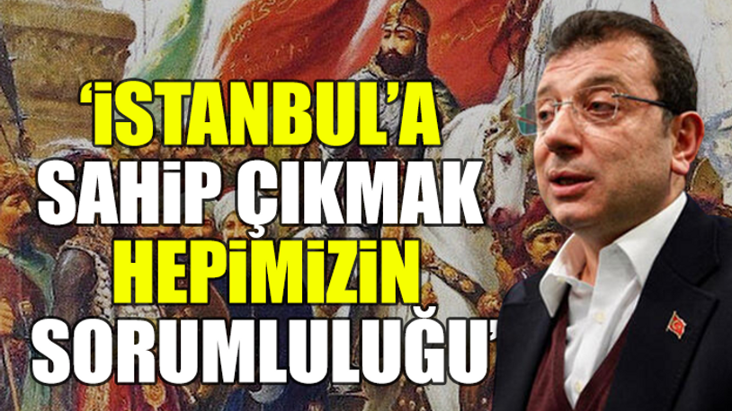 İmamoğlu'ndan türbe ziyareti