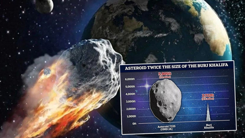 NASA tarih verdi: Burj Khalifa'dan iki kat büyük göktaşı Dünya'ya doğru geliyor