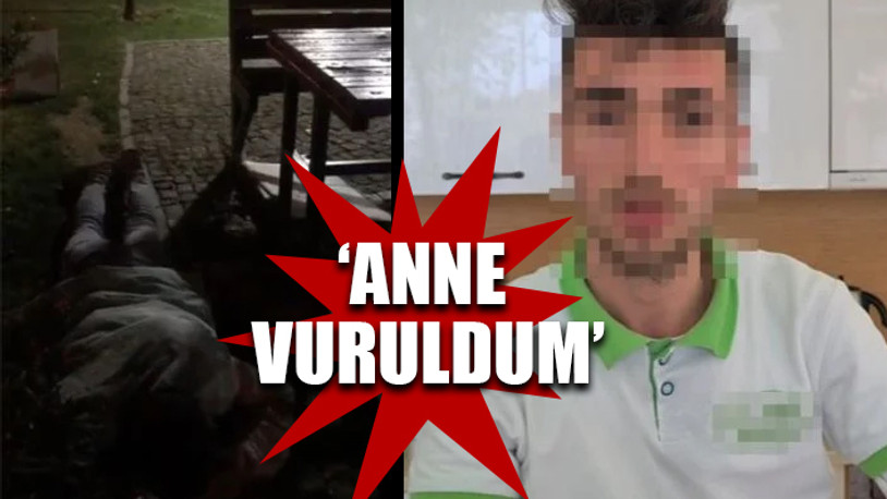 Parkta silahlı saldırıya uğradı, annesini aradı