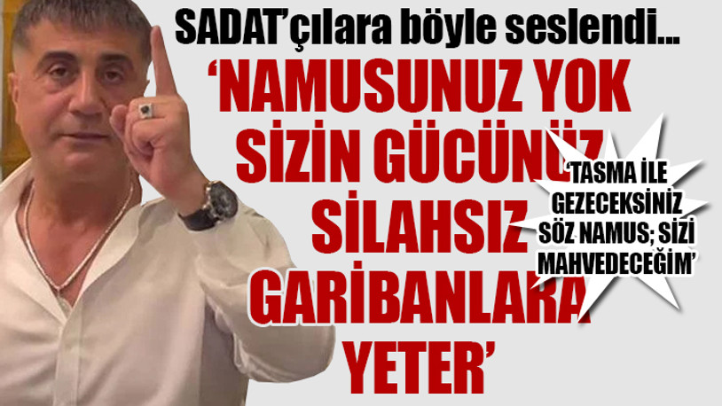 Sedat Peker fena patladı!