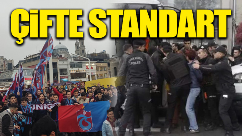 Taksim işçilere yasak, taraftara serbest 