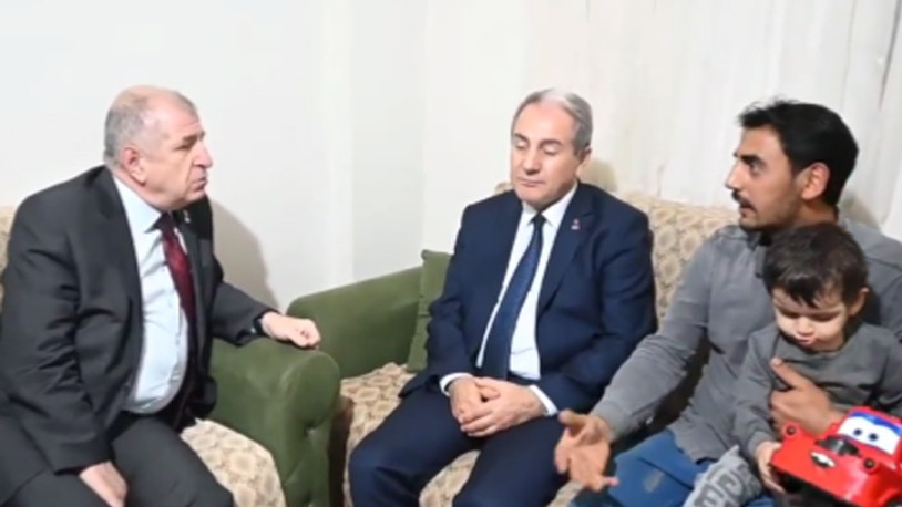 Ümit Özdağ, Suriyeli aileye bayram ziyaretinde bulundu: Esat ile görüşeceğiz