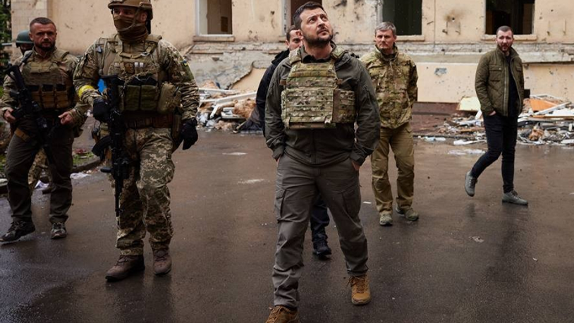 Zelenskiy, cephe hattındaki Harkov'u ziyaret etti: Yüzde 31'i işgal altında