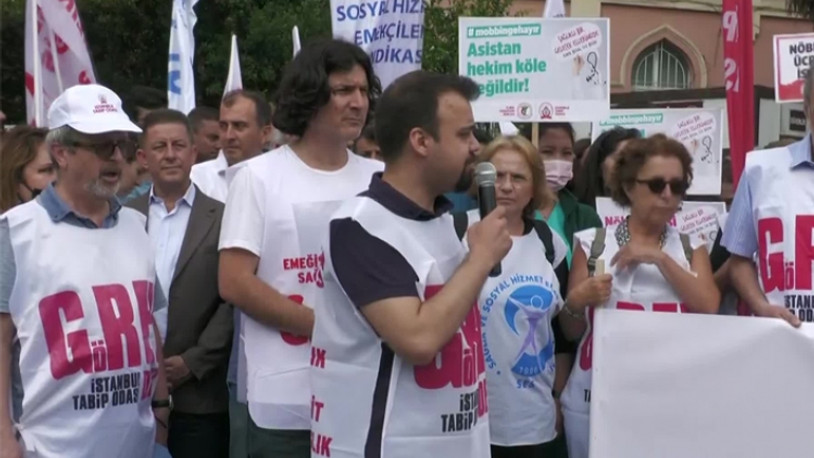 AKP'nin teklifine tepki gösteren sağlıkçılar bir araya geldi: Hakkımız olanı istiyoruz