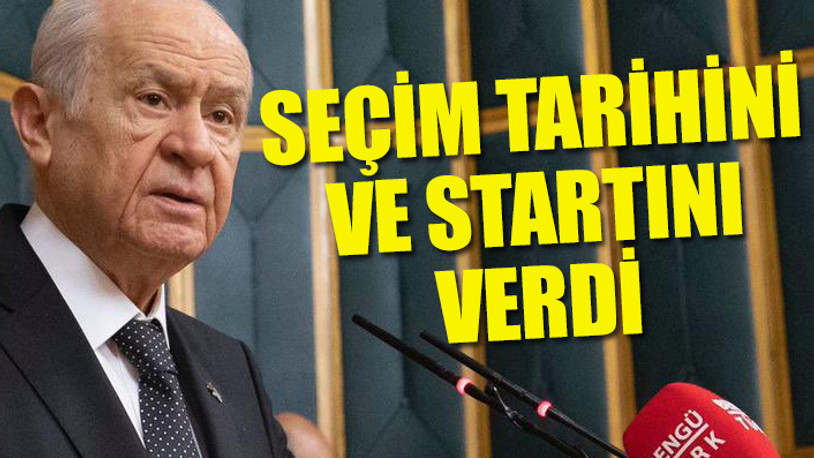 Devlet Bahçeli partisinin Cumhurbaşkanı adayını açıkladı