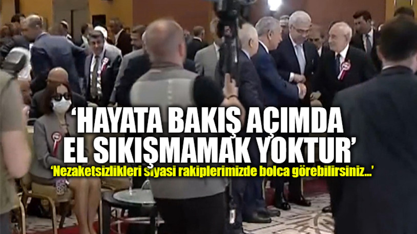 Kılıçdaroğlu'ndan Arınç ile tokalaşmasına ilişkin çarpıcı açıklama